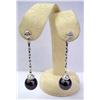 Image 4 : 14K Tahitian Pearl Drop Earrings w/ Appraisal $3K