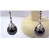 Image 5 : 14K Tahitian Pearl Drop Earrings w/ Appraisal $3K