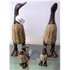 Image 1 : Lot- Four Decorative Resin and  Wicker Ducks