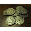 LOT OF 10 WALKING LIBERTY HALVES
