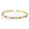 Image 1 : Genuine 2.50 ctw Tanzanite Bracelet 10K Yellow Go