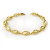 Image 1 : Genuine 5.4 ctw Aquamarine Bracelet 10K Yellow Go