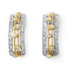 Image 1 : Natural 0.66 ctw Diamond Earrings 10K Multi tone