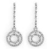Image 1 : Natural 1.0 ctw Diamond Earrings 14K White Gold