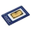 Image 1 : 1 oz Pamp Suisse Gold Ingot on Assay Card
