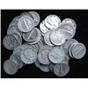 Image 1 : Roll of Mercury Dimes g-xf grades- 50 Coins