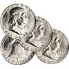 Image 1 : 1961,2,3 UNC Franklin Halves