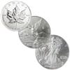 Image 1 : North American 1-Oz Silver  3-Coin Set