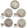 Image 1 : 1912 PDS Mint Barber Halves- & 1909 O