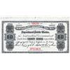 Image 1 : NEWFOUNDLAND GOVERNMENT CASH NOTE.  Eighty Cents.  1906.  NF-4fS.  A Specimen.  PMG graded Superb Un