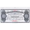 Image 1 : NEWFOUNDLAND GOVERNMENT CASH NOTE.  $1.00.  1906.  NF-5fS.  A Specimen.  PMG graded Superb UNC-67. E