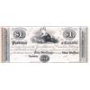 Image 1 : PROVINCE OF CANADA.  $1.00. (5 Shillings).  185-.  A Face Proof on thick card.  PCGS graded Ch. Unc-