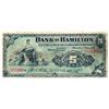 Image 1 : THE BANK OF HAMILTON.  $5.00.  Jan. 2, 1904.  CH-345-18-02.  No. 231366/B.  PMG graded Very Good-10.