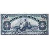 Image 1 : THE BANK OF HAMILTON.  $5.00.  1 June 1909.  CH-345-20-02. 'E'…'E' overprint.  No. 667718.  PMG grad