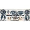 Image 1 : THE INTERNATIONAL BANK OF CANADA.  $1.00.  Sept. 15, 1858.  CH-380-10-08-08.  Bridge Fitch, right. B
