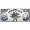 Image 1 : THE BANK OF MONTREAL.  $5.00.  Jan. 3, 1904.  CH-505-48-02P.  A full colour Face Proof on thin paper