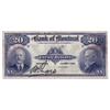Image 1 : THE BANK OF MONTREAL.  $20.00.  Sept. 3, 1912.  CH-505-52-06.  No. 019089/D.  PMG graded Very Fine-2