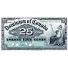 Image 1 : DOMINION OF CANADA.  25 CENTS.  Jan. 2, 1900.  DC-15aP.  Courtney.  A Face Proof on card.  Unissued 