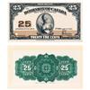 Image 1 : DOMINION OF CANADA.  25 CENTS.  July 2, 1923.  DC-24aP.  Full colour, thin paper Face and Back Proof