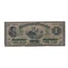 Image 1 : DOMINION OF CANADA.  $1.00.  July 1, 1870.  DC-2d.  Payable at Halifax.  No. 54182.  PMG graded Very