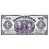 Image 1 : DOMINION OF CANADA.  $1.00.  Jan. 3, 1911.  DC-18b.  No. 055580.  Green Line.  PMG graded Very Fine-