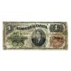 Image 1 : DOMINION OF CANADA.  $4.00.  May 1, 882.  DC-10.  No. 286550/B.  PMG graded Fine-12.