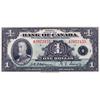 Image 1 : BANK OF CANADA.  $1.00.  1935 Issue.  English Text.  No. A2972155.  PCGS graded Unc-62.  PPQ.