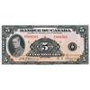 Image 1 : BANK OF CANADA.  $5.00.  1935 Issue.  BC-6.  French Text.  No. F008501/C.  PCGS graded Unc-62.  Brig