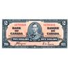 Image 1 : BANK OF CANADA.  $2.00.  1937 Issue.  BC-22c.  No. L/R1701431.  PMG graded Unc-64.  PPQ.