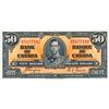 Image 1 : BANK OF CANADA.  $50.00.  1937 Issue.  BC-26c.  Coyne-Towers.  No. B/H5177182.  PCGS graded Unc-63.