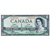 Image 1 : BANK OF CANADA.  $1.00.  1954 Issue.  'Devil's Face'. BC-29a.  No. A/A2616963.  PCGS graded CH AU-58