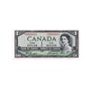 Image 1 : BANK OF CANADA.  $1.00.  1954 Issue.  'Devil's Face'. BC-29bA.  Beattie-Coyne.  No. *A/A0016615.  Ch
