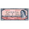 Image 1 : BANK OF CANADA.  $2.00.  1954 Issue.  BC-30b.  'Devil's Face' Issue.  Beattie-Coyne.  No. D/B5119378