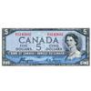 Image 1 : BANK OF CANADA.  $5.00.  1954 Issue.  BC-31a.  'Devil's Face'.  Coyne-Towers.  No. B/C3142602.  Unc.