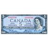 Image 1 : BANK OF CANADA.  $5.00.  1954 Issue.  BC-31b.  'Devil's Face'.  Beattie-Coyne.  No. G/C3315798.  PCG