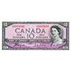 Image 1 : BANK OF CANADA.  $10.00.  1954 Issue.  BC-32a.  'Devil's Face'.  Coyne-Towers.  No. C/D5085655.  PMG