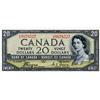 Image 1 : BANK OF CANADA.  $10.00.  1954 Issue.  BC-32a.  'Devil's Face'.  Coyne-Towers. No. A/E9878527.  Unc.