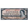 Image 1 : BANK OF CANADA.  $100.00.  1954 Issue.  BC-35a.  'Devil's Face'.  Coyne-Towers.  No. A/J0438733.  PM