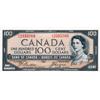Image 1 : BANK OF CANADA.  $100.00.  1954 Issue.  BC-35b.  'Devil's Face'.  Beattie-Coyne.  No. A/J2335769.  P