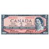 Image 1 : BANK OF CANADA.  $2.00.  1954 Issue.  BC-38aA.  Modified.  No. *A/B0031631.  PMG graded Unc-64.
