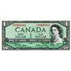 Image 1 : BANK OF CANADA.  $1.00.  1954 Issue.  BC-37bA.  Modified.  No. *D/O0496802.  Choice Unc.