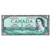 Image 1 : BANK OF CANADA.  $1.00.  1954 Issue.  BC-37bA.  Modified.  No. *S/O0276059.  $1.00.  1954 Issue.  BC
