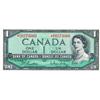 Image 1 : BANK OF CANADA.  $1.00.  1954 Issue.  BC-37bA.  Modified.  No. *S/O0101664. & *S/O0273060.  Both CCC