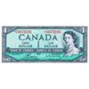Image 1 : BANK OF CANADA.  $1.00.  1954 Issue.  BC-37bA-i.  Modified.  No. *A/F0353861.  PCGS graded Unc-65.  