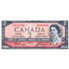 Image 1 : BANK OF CANADA.  $2.00.  1954 Issue.  BC-38a.  Modified.  No. A/R0000046.  A low serial numbered not