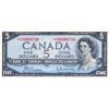 Image 1 : BANK OF CANADA.  $5.00.  1954 Issue.  BC-39bA.  Modified.  No. */X0098730. PCGS graded Choice Unc-64