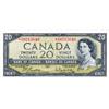 Image 1 : BANK OF CANADA.  $20.00.  1954 Issue.  BC-41bA.  Modified.  No. *V/E0215649.  PCGS graded AU-55.  An