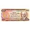 Image 1 : BANK OF CANADA.  $100.00.  1975 Issue.  BC-52aA-i.  Lawson-Bouey.  No. AJX0079376.  PCGS graded Very