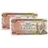 Image 1 : BANK OF CANADA.  $100.00.  1975 Issue.  BC-52b.  Crow-Bouey.  No. AJJ2952951 & AJJ2952952.  Lot of t