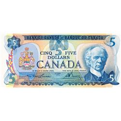 BANK OF CANADA.  $5.00.  1979 Issue.  BC-53aA.  No. 31001950440.  PCGS graded Choice Unc-64. PPQ.